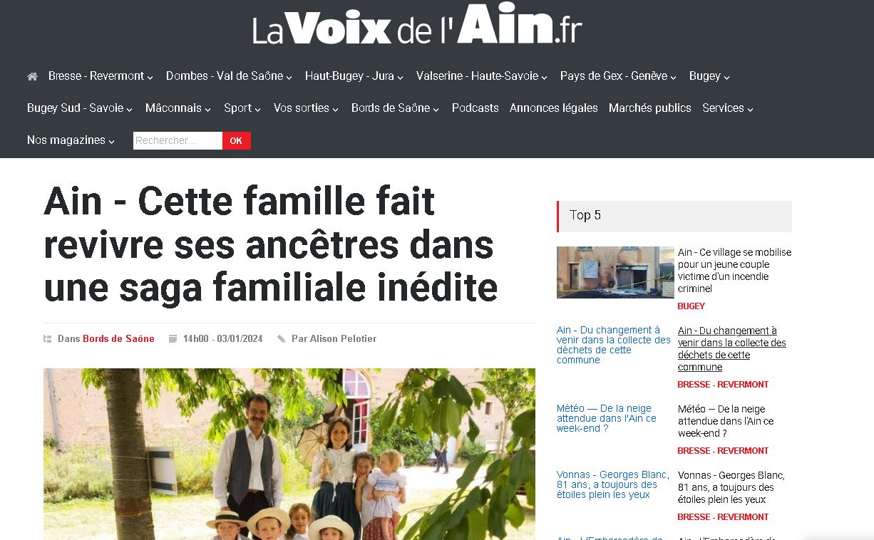La Voix De L Ain Naissance